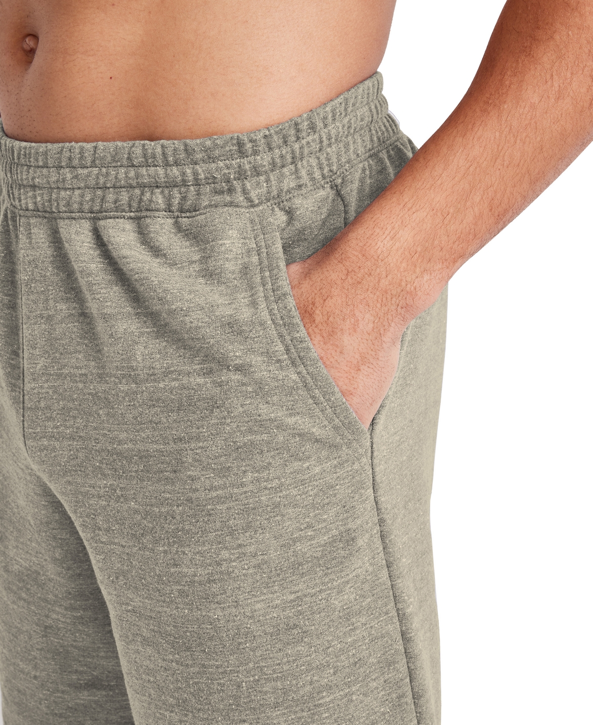 Hanes Men's Tri-Blend French Terry Comfort Shorts - Green 1