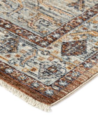 D Style Perga Prg1 Area Rug In Paprika