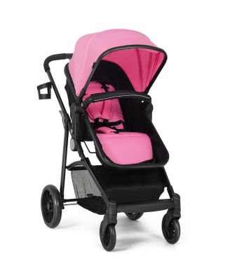 Girls 2-in-1 Foldable Pushchair Newborn Stroller