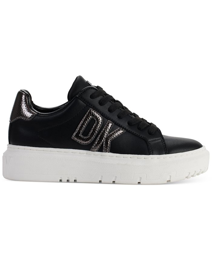 DKNY Marian Lace-Up Low-Top Sneakers - Macy's