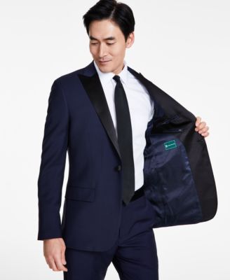 Men's Classic-Fit Stretch Solid Tuxedo Suit Separates Jacket 