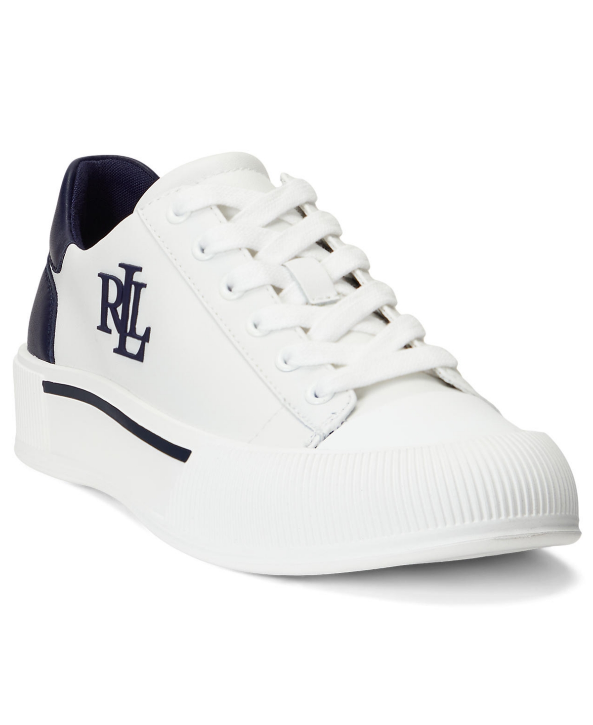 Lauren Ralph Lauren Women's Daisie Lace-Up Low-Top Sneakers - Refined Navy