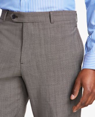 Men's Classic-Fit Stretch Wool Blend Suit Pant