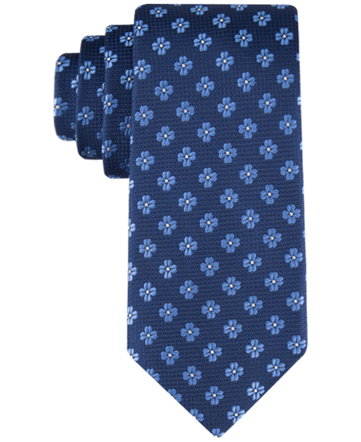 Tommy Hilfiger Men's Floral Medallion Tie In Navy,blue