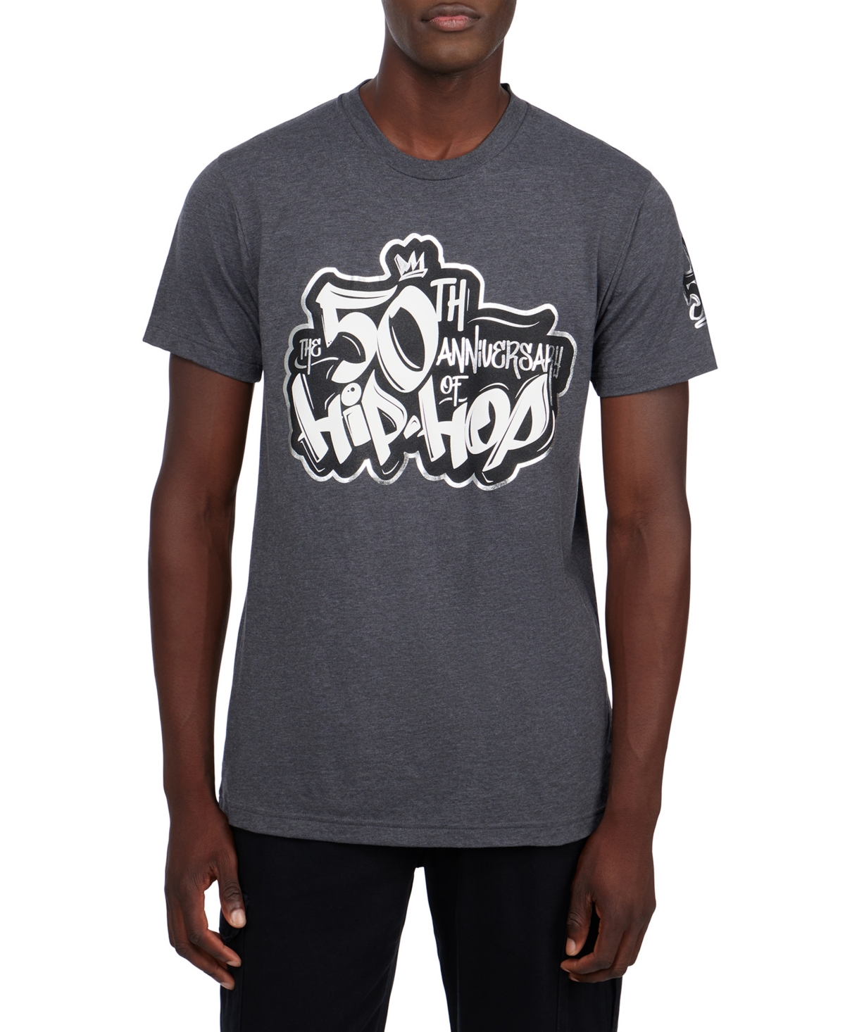 Thread Collective 50 Year Anniversary Of Hip Hop Men's Dropping Gems Graphic T-shirt In Black