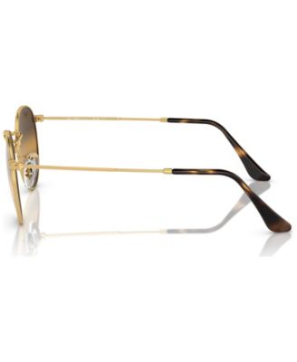 Men's Round Metal Chromance Polarized Sunglasses, Mirror Gradient RB3447