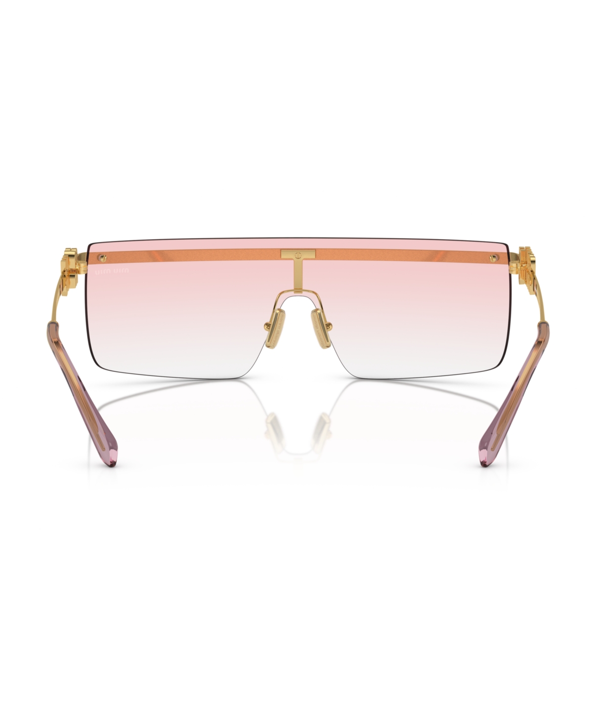 Miu Miu Woman Sunglass Mu 50zs In Gradient Gold