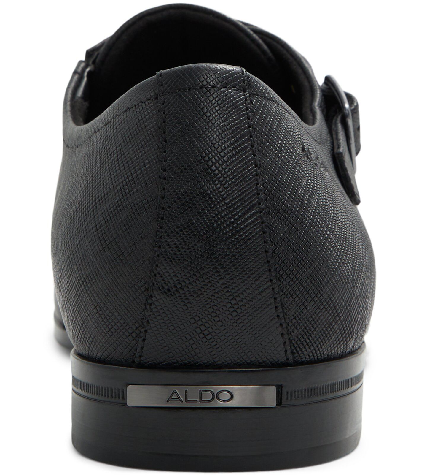 Мужские туфли ALDO Benedetto Monk Strap Shoes- Wide Width, цвет: Чёрный — фото 3