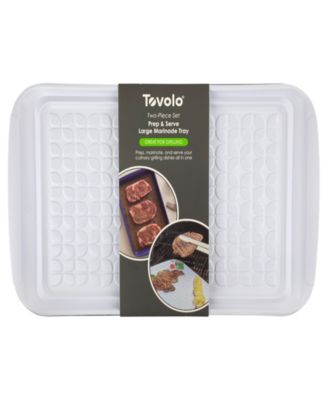 Prep Serve Large Marinade Tray Set