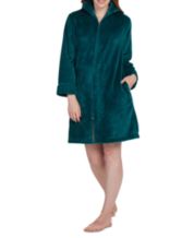 Womens Fleece Robe Soft Plush Bathrobe Fluffy Cute Long Coat Nightgown  Nightdress Ladies Housecoats with Zipper Closure - Yahoo Shopping