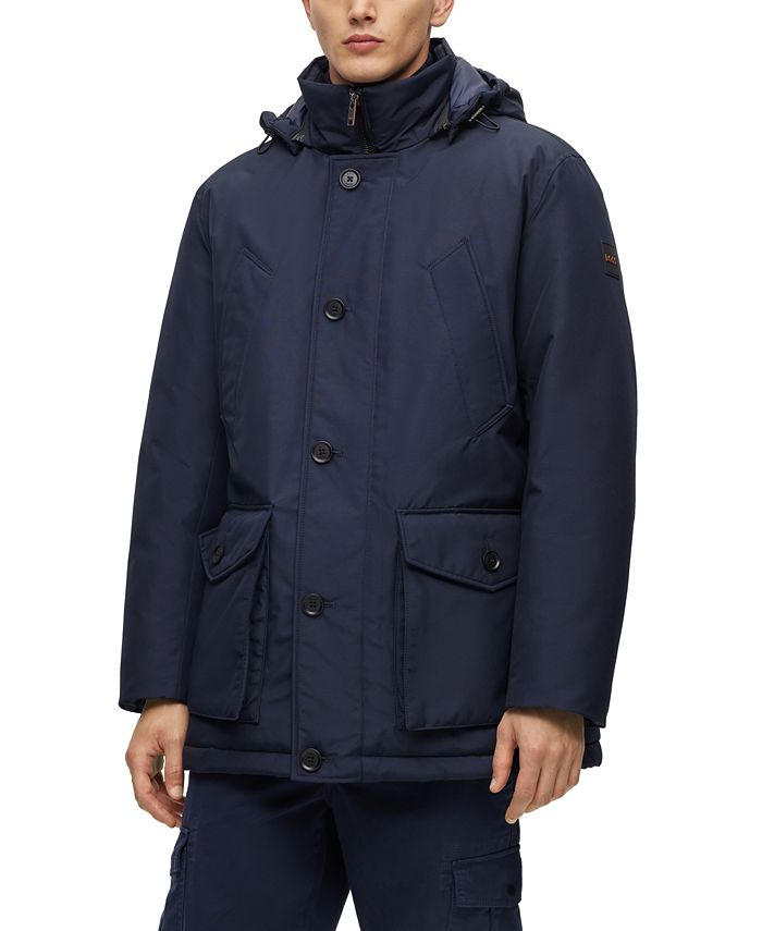 Hugo boss parka jacket on sale
