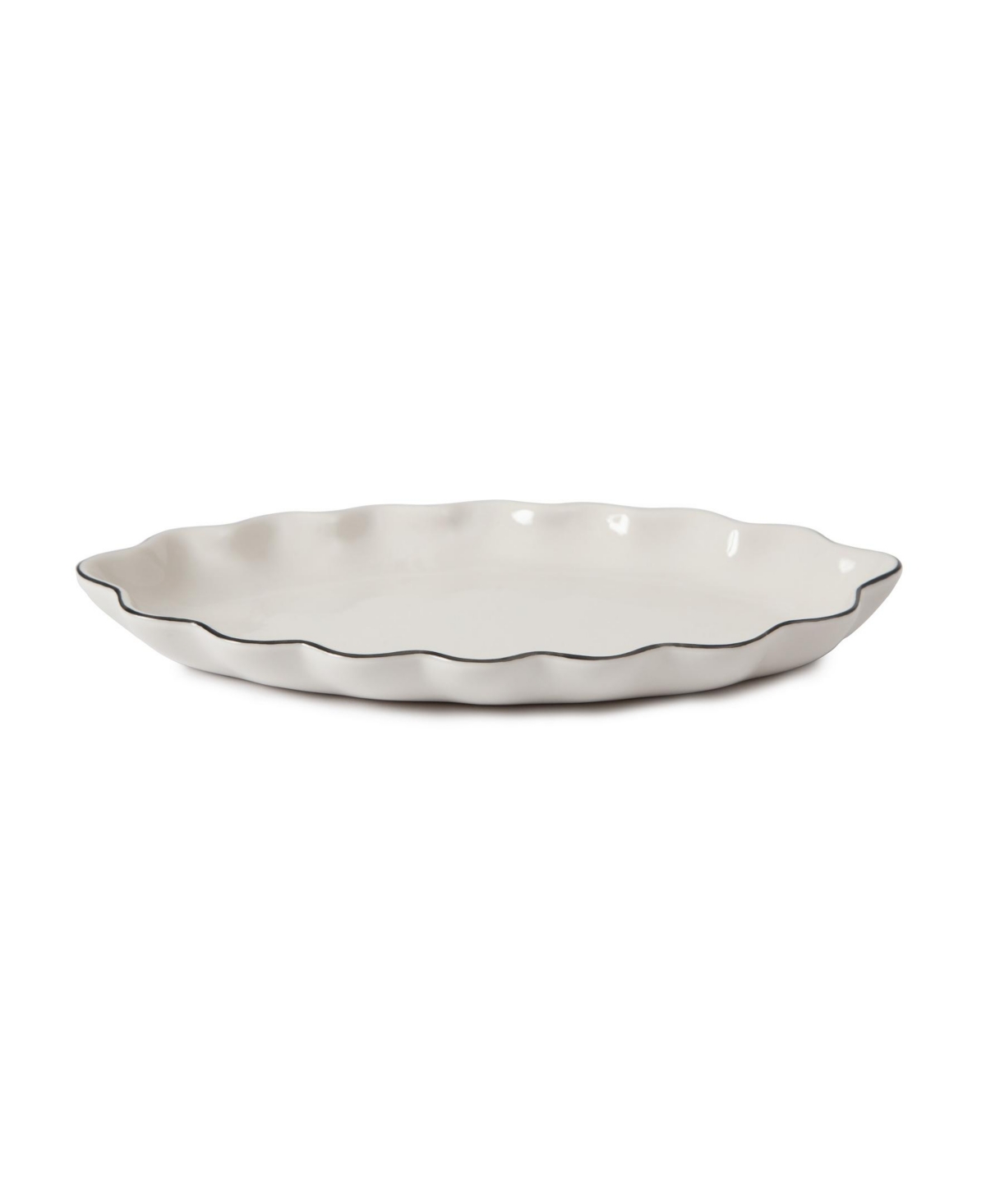 Mare Tray - White with Black Trim