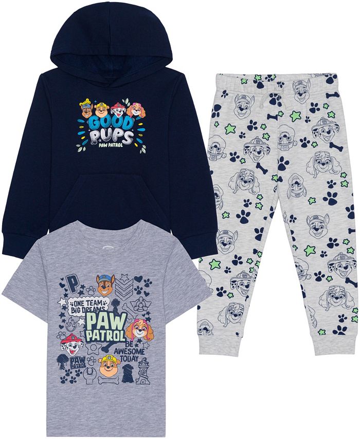 Paw patrol hooded pajamas best sale