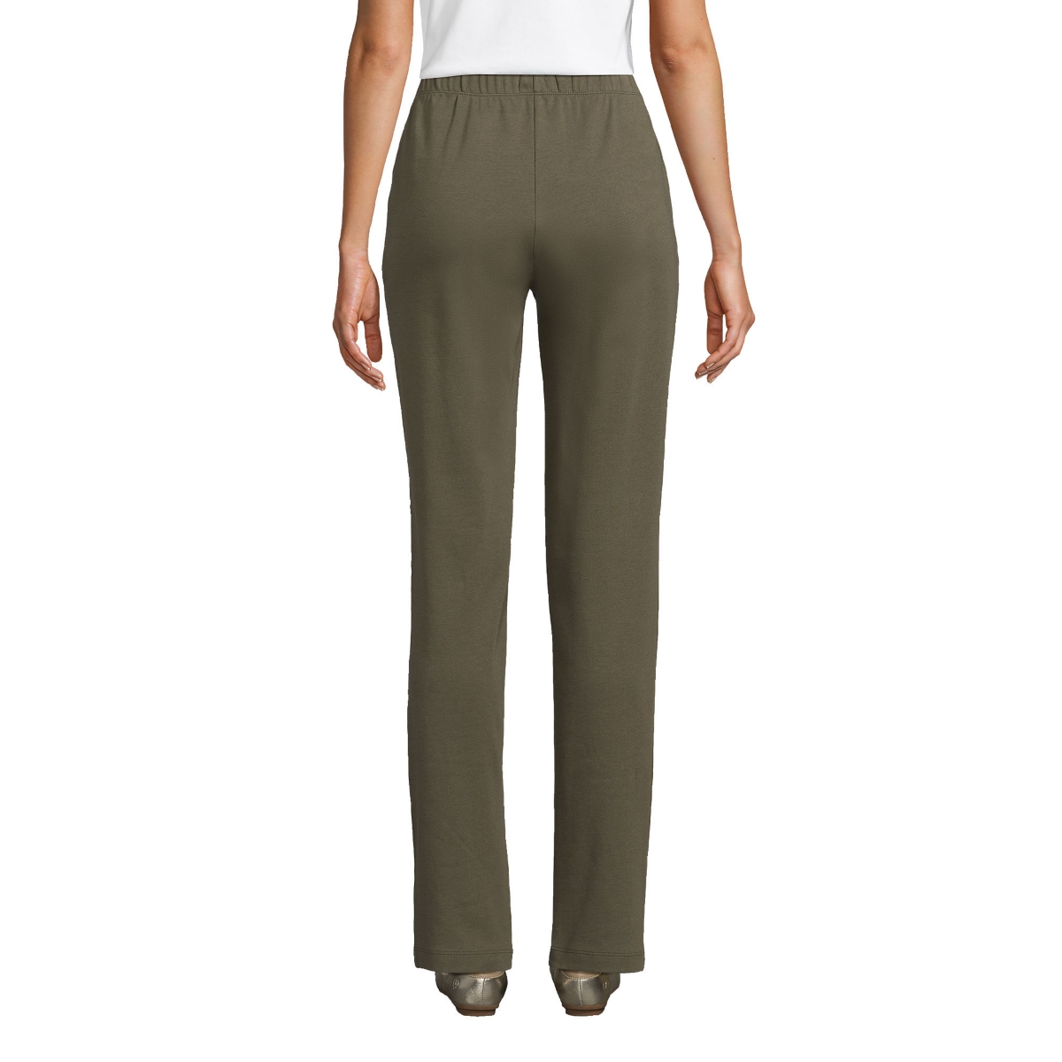Lands' End Women's Petite Sport Knit High Rise Pants