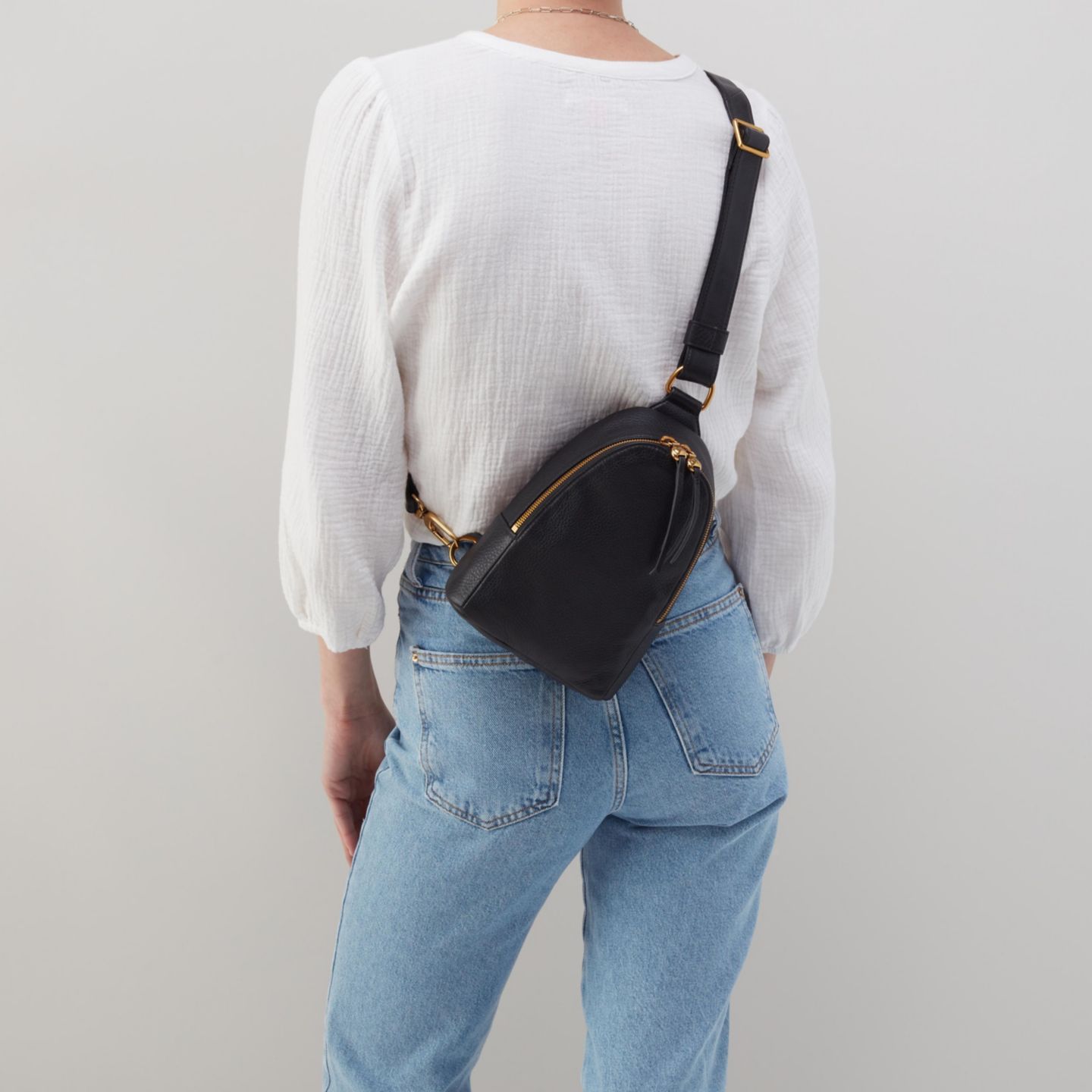 Женская сумка HOBO Fern Sling, цвет: Чёрный — фото 2