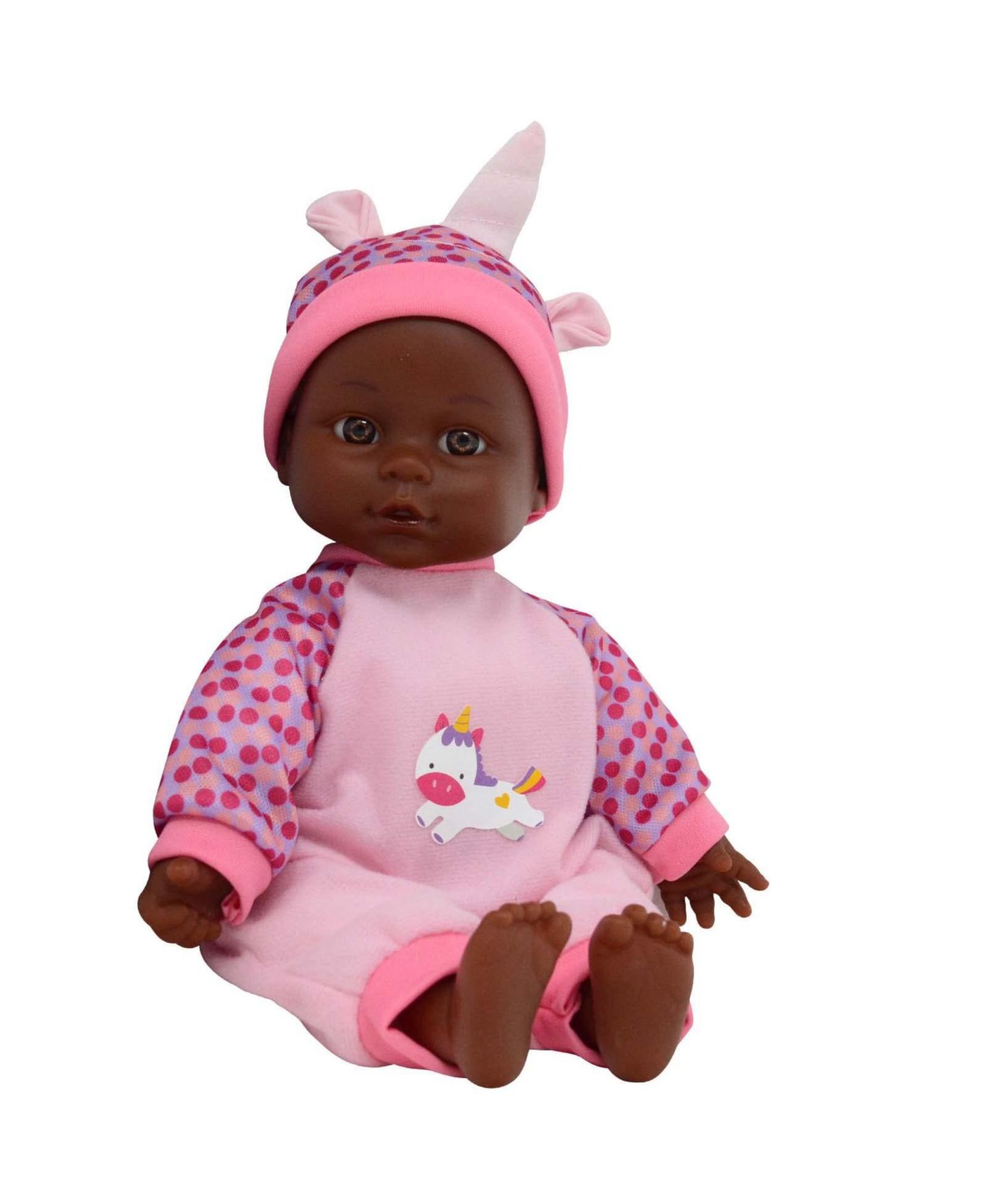 Детская кукла The New York Doll Collection Unicorn 12" Interactive Soft Body Baby Doll, Ages 3+ — фото 1