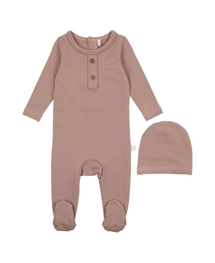 Pouf Baby Girls Button Footie Macy's