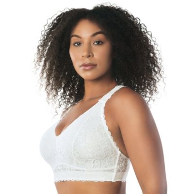 Women's Adriana Wire-Free Lace Bralette, Bare, 30K
