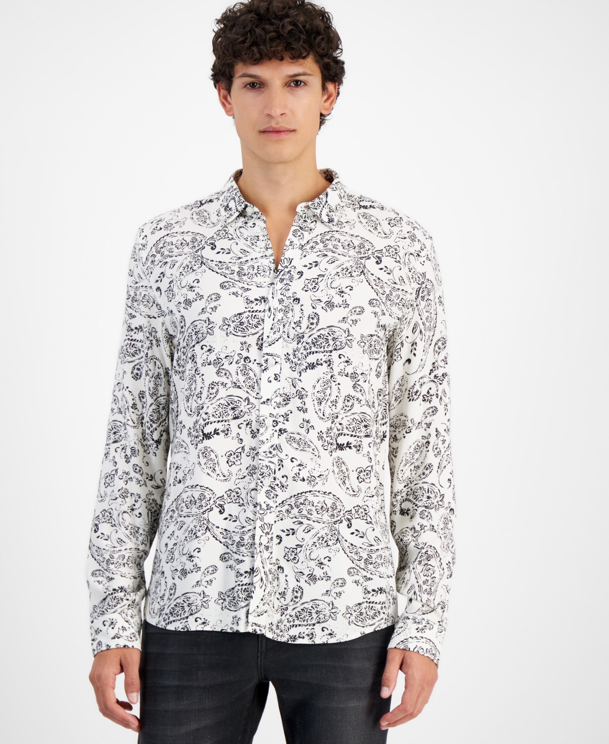 Vintage guess shirt mens store