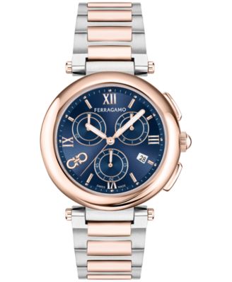 Salvatore Ferragamo Women's Swiss Chronograph Legacy Two-Tone