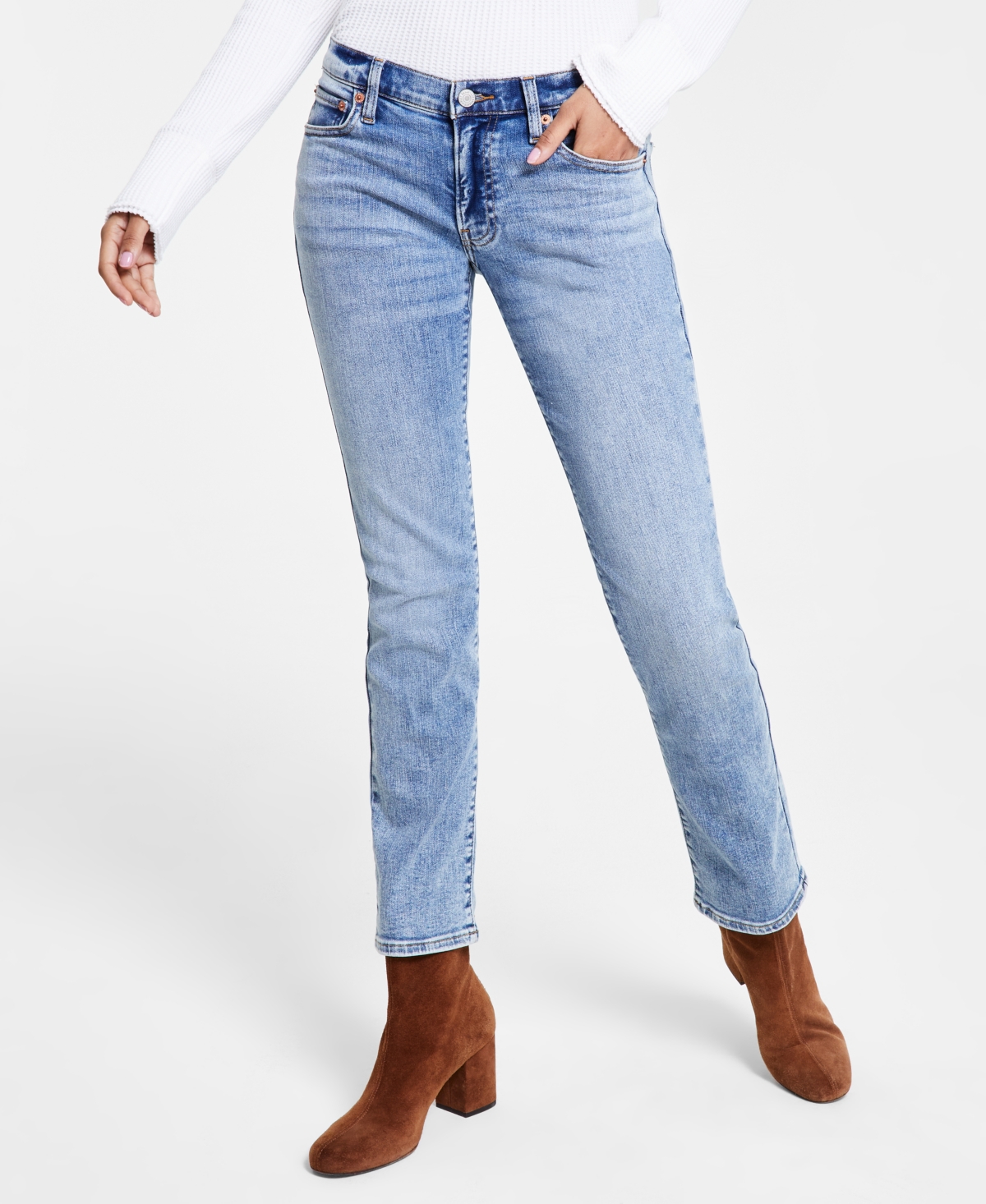 Women's Sweet Straight Leg Jeans - Gemini