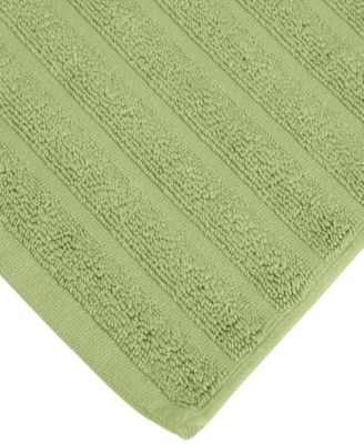Cotton Textured Stripes 2-Pc. Bath Rug Set