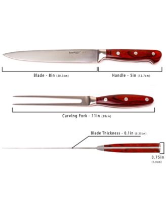 Pakka wood 6-Pc. Carving Prep Set