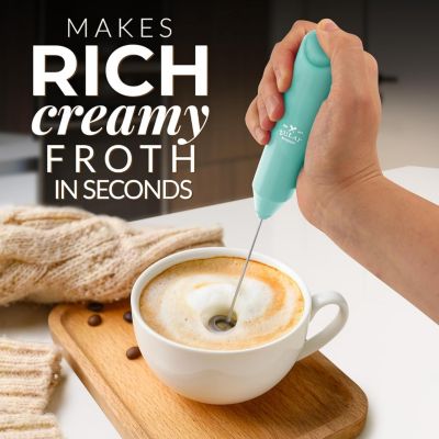 Powerful Handheld Mini FrothMate Milk Frother Stainless Steel - No Stand