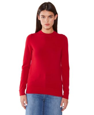 Women's 100% Pure Cashmere Long Sleeve Crew Neck Pullover Sweater