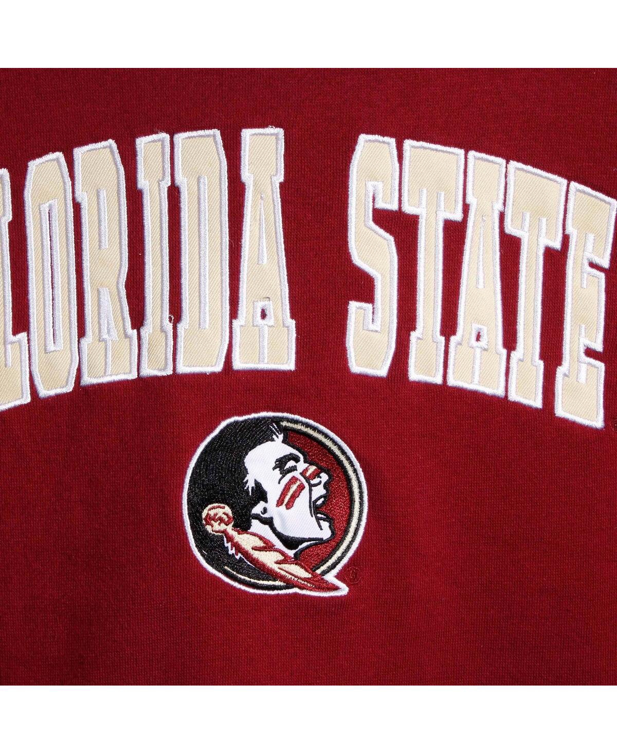 Colosseum Big Boys  Garnet Florida State Seminoles 2-hit Team Pullover Hoodie In Garnet