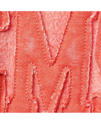 Women's Orange Distressed Clemson Tigers Ponchoville Pullover Sweatshirt