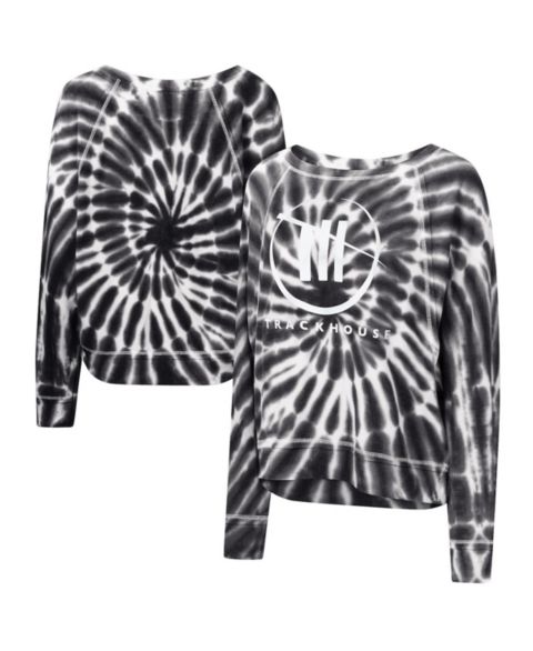 Женская футболка Touch Black Trackhouse Racing Punt Tri-Blend Long Sleeve