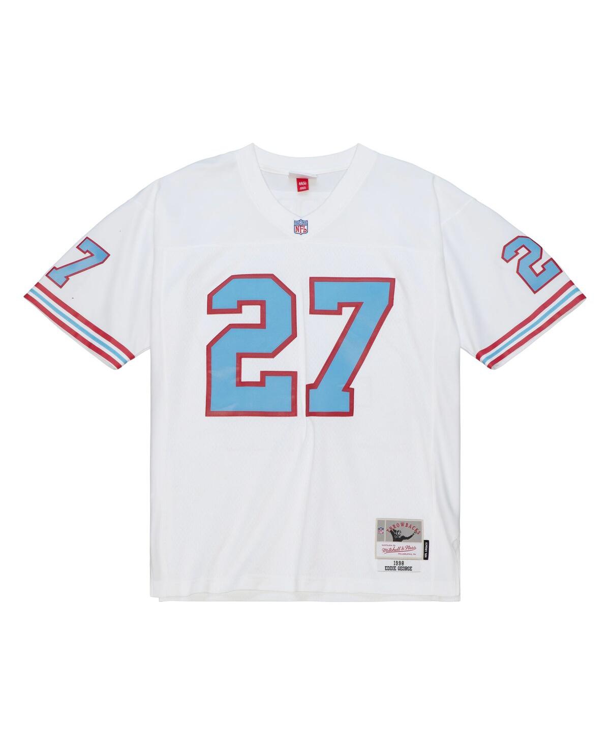 Men's Mitchell & Ness Eddie GeorgeTennessee Oilers Legacy Replica Jersey - White