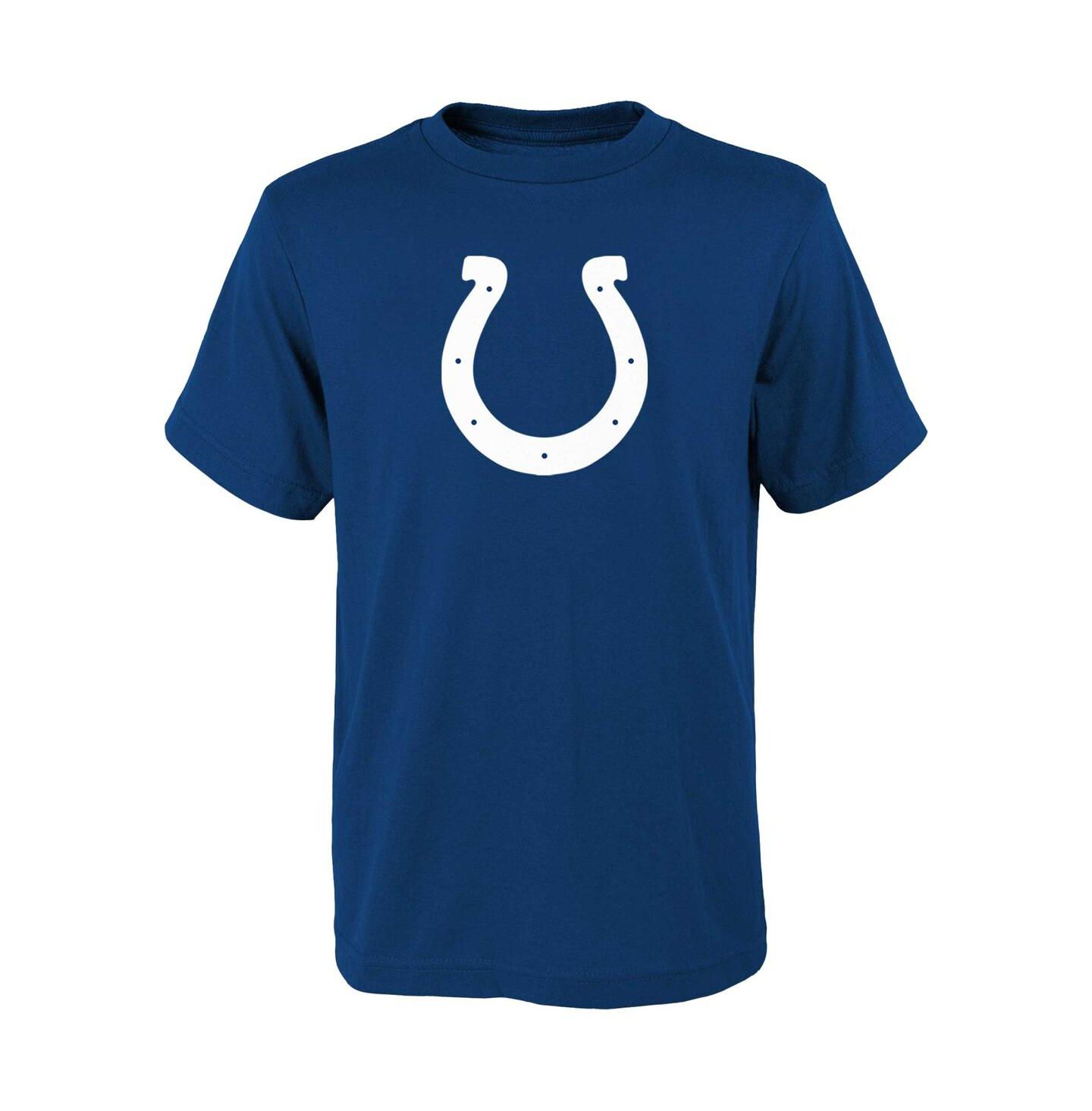 Футболка Outerstuff Royal Indianapolis Colts Primary Logo для мальчиков — фото 1