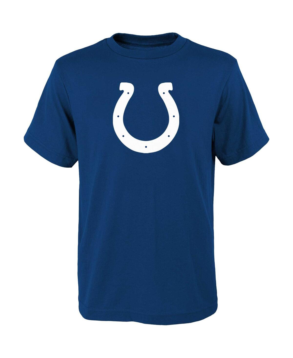 Outerstuff Kids' Big Boys Royal Indianapolis Colts Primary Logo T-shirt
