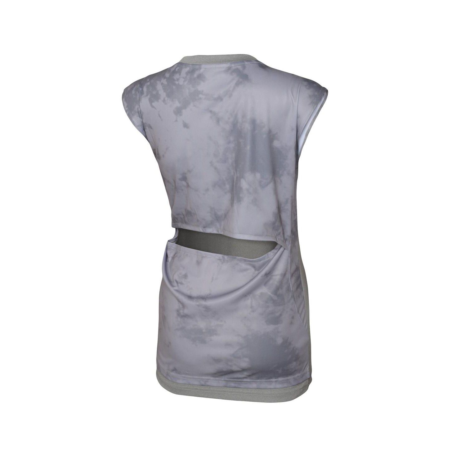 Женский топ Outerstuff Gray Miami Dolphins No Sweat Tank Top — фото 3