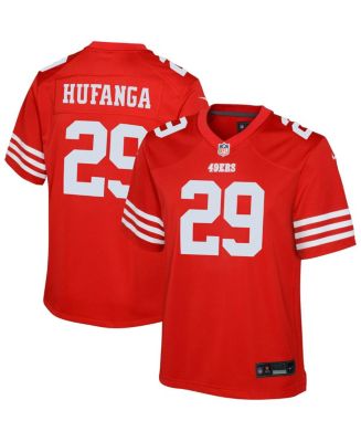 Nike Big Boys Talanoa Hufanga Scarlet San Francisco 49ers Game Jersey Macy s