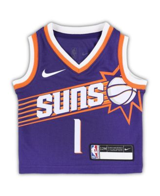 Infant Boys and Girls Devin Booker Purple Phoenix Suns Swingman Player Jersey - Icon Edition
