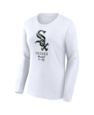 Women's White Chicago White Sox Long Sleeve T-shirt