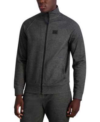 KARL LAGERFELD PARIS - Men's Slim-Fit Textured Track Jacket, Created for Macy's