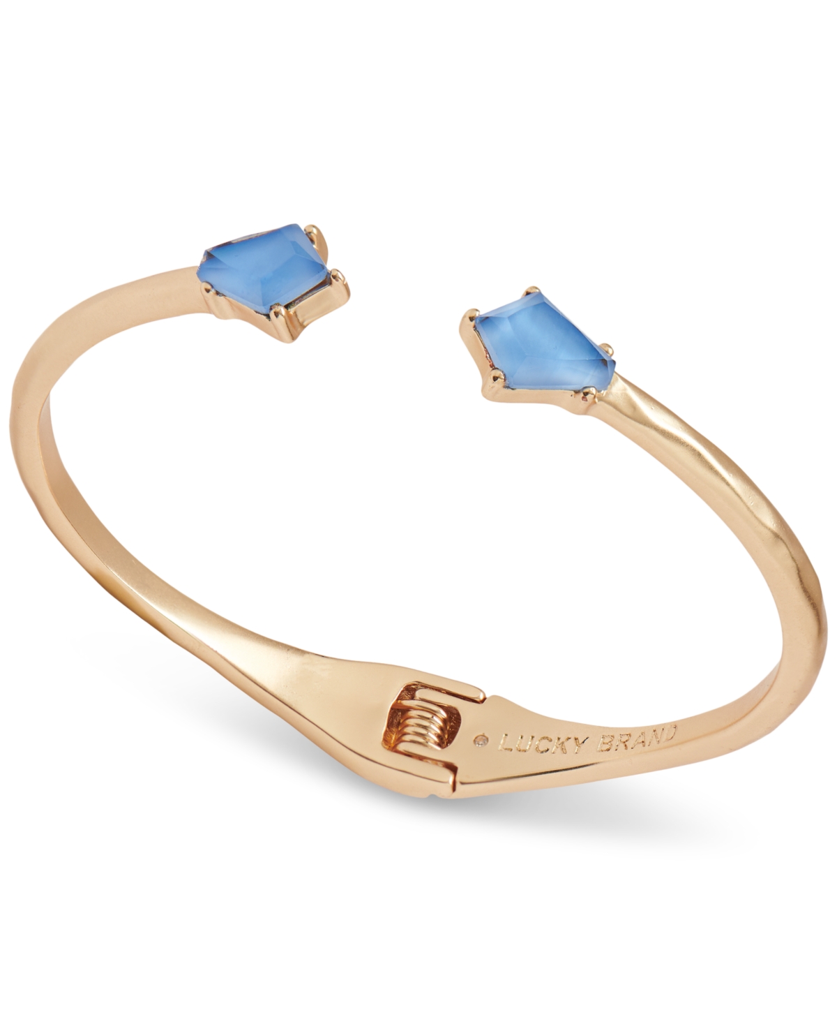 Lucky Brand Gold-tone Color Kite-shape Stone Cuff Bracelet