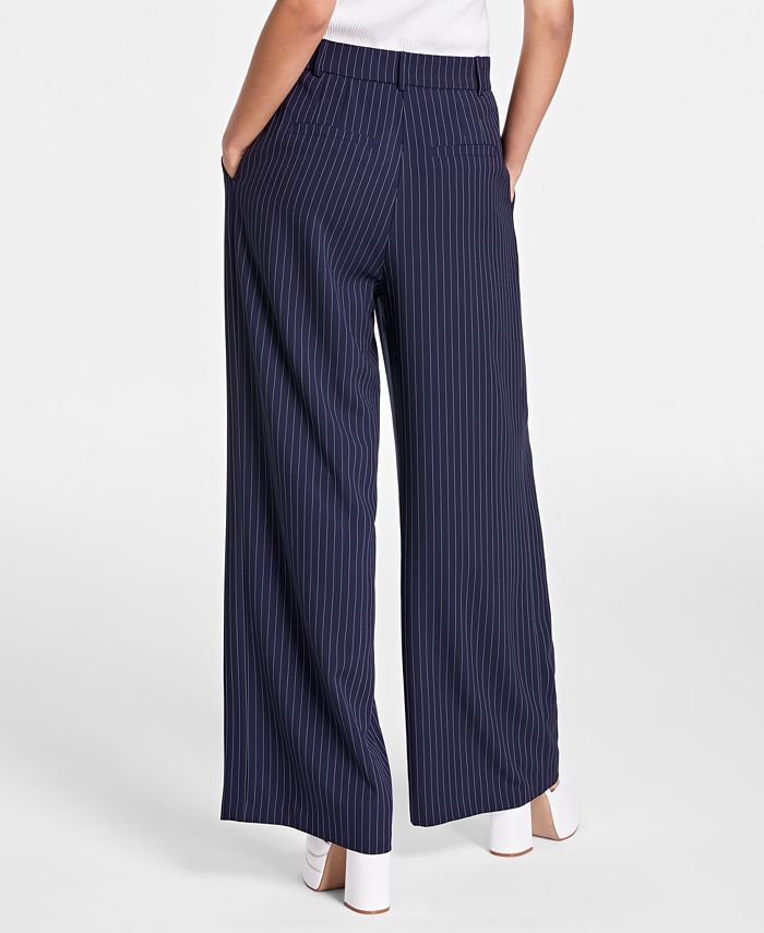 Bar III Women's Pinstriped Pants, Created for Macy's - Macy's