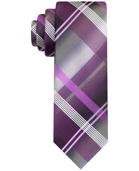 Мужские галстуки Van Heusen Classic Large-Grid Tie, цвет: Розовый