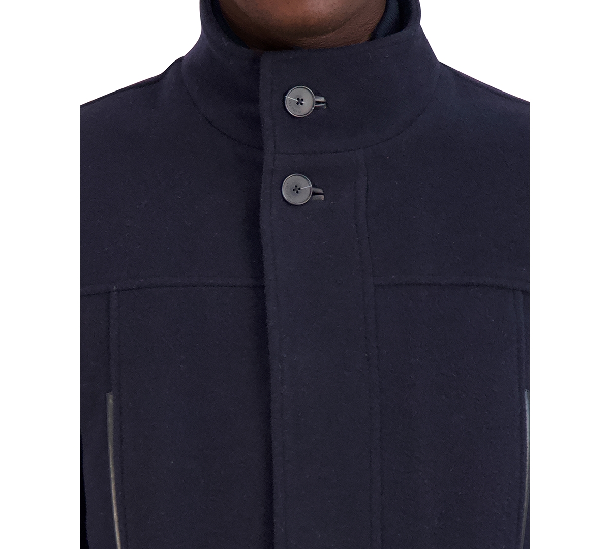 Cole Haan Men's Heavy Plush Car Coat