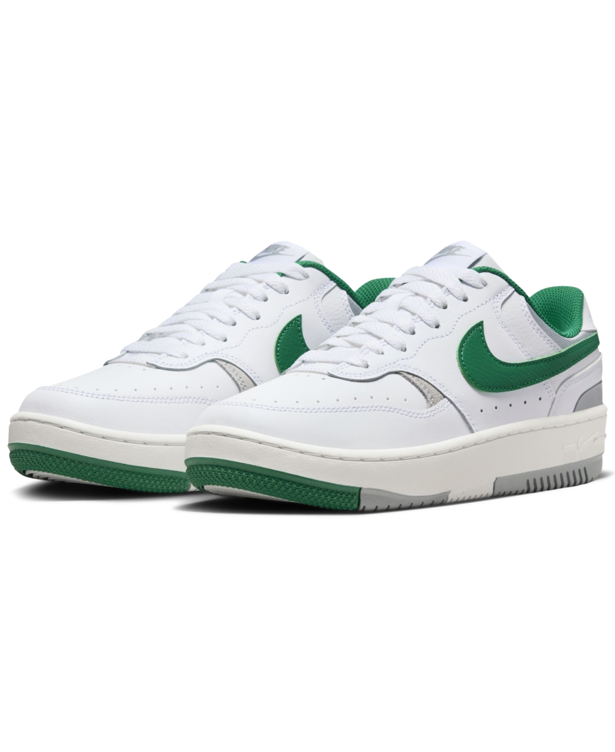 Women's Gamma Force Casual Sneakers from Finish Line - Summit White/Malachite