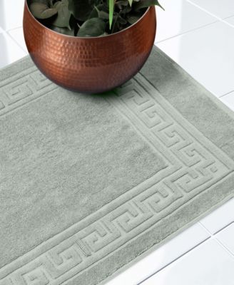 Cotton Greek Key Infinity Border 2-Pc. Bath Rug Set