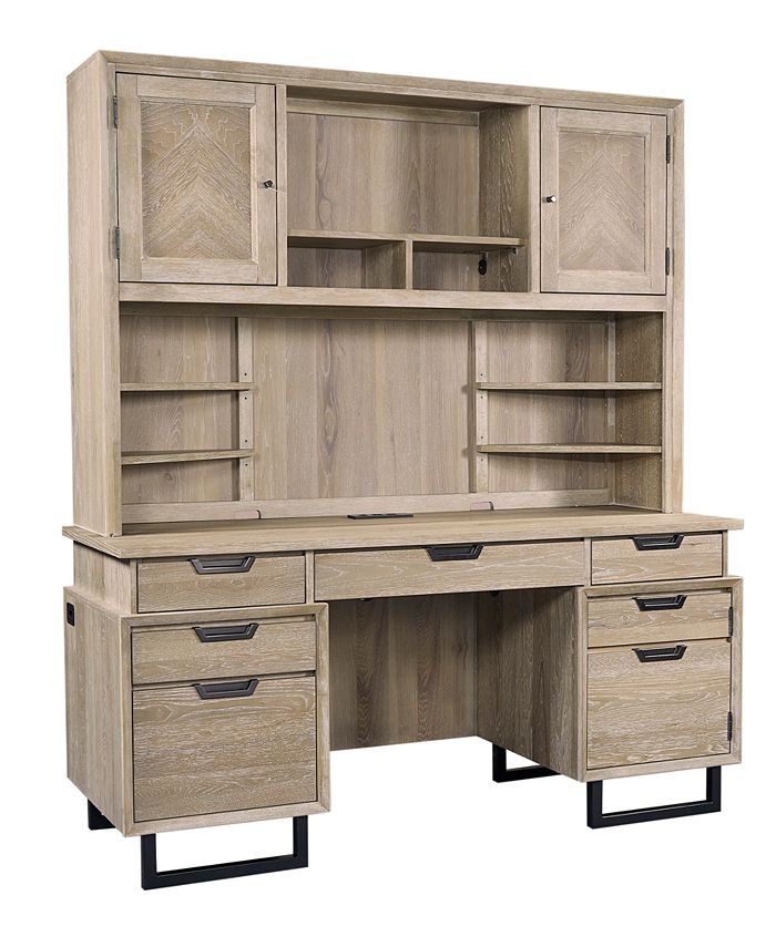 Kylie collection cheap desk with hutch