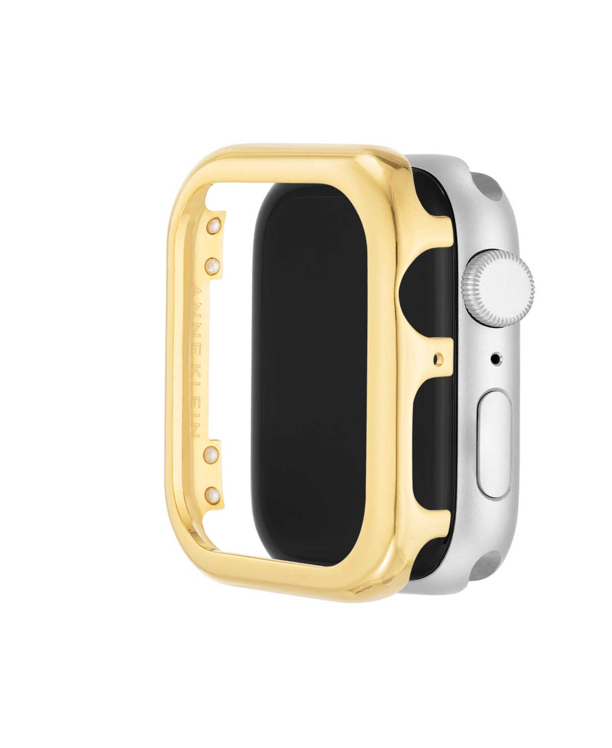 Shop Anne Klein Women's Gold-tone Alloy Bumper Compatible With Apple Watch 40mm