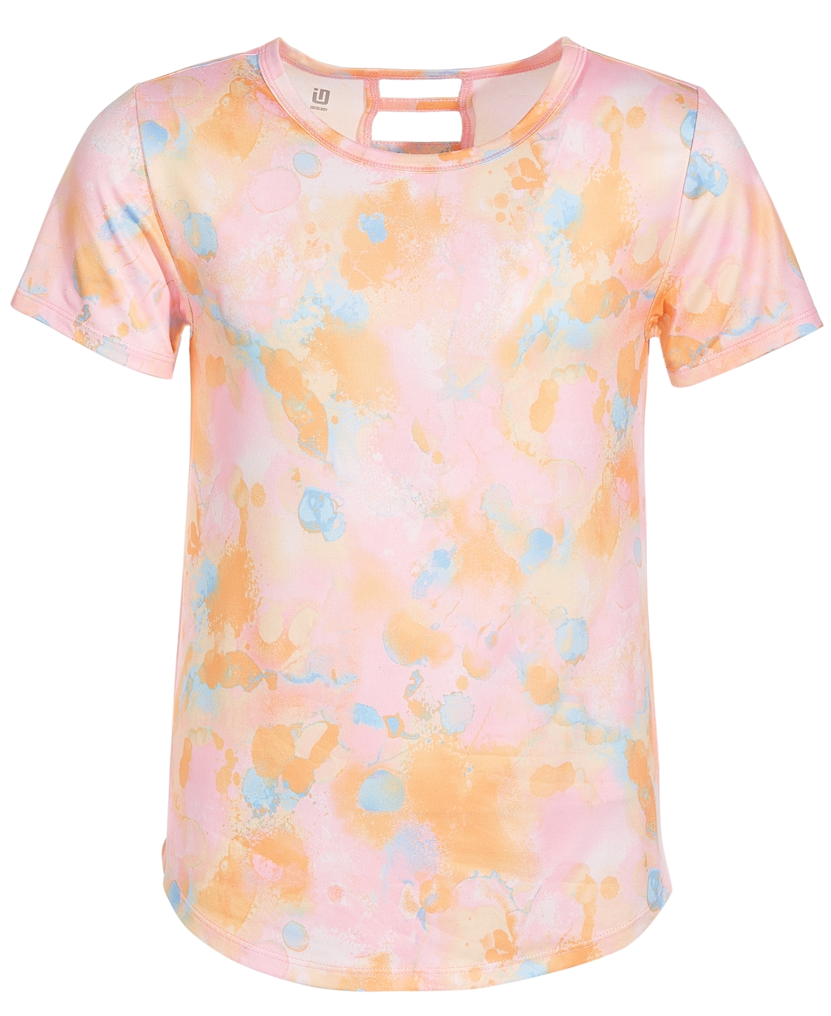 Id Ideology Kids' Big Girls Dreamy Bubble Short-sleeve T-shirt, Created For Macy's In Pink Icing