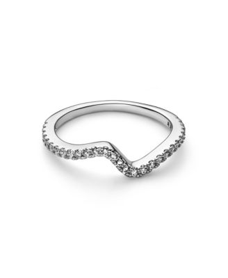Cubic Zirconia Timeless Sparkling Wave Ring